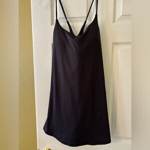 AEROPOSTALE L black exercise swim dress built in shorts